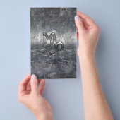 山羊座〔占星術の〕十二宮図サインイングランジ動揺してスタイル チラシ (ハンドル)