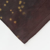 山羊座〔占星術の〕十二宮図サインウォーター色デザイン フリースブランケット (角)