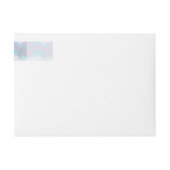 山羊座〔占星術の〕十二宮図サインオンマザーオブパールヌアクア ラップアラウンドラベル (正面)