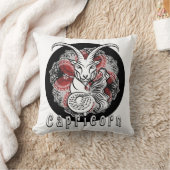 山羊座〔占星術の〕十二宮図サインデザインバイチェンナイインディップ クッション (ブランケット)