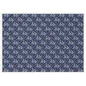 山羊座〔占星術の〕十二宮図サインネイビーブルー炭素繊維スタイル テーブルクロス (正面(横))