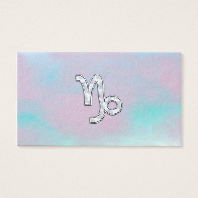 山羊座〔占星術の〕十二宮図シンボルオンマザーオブパールヌアクア (正面)