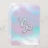 山羊座〔占星術の〕十二宮図シンボルオンマザーオブパールヌアクア (正面/裏面)