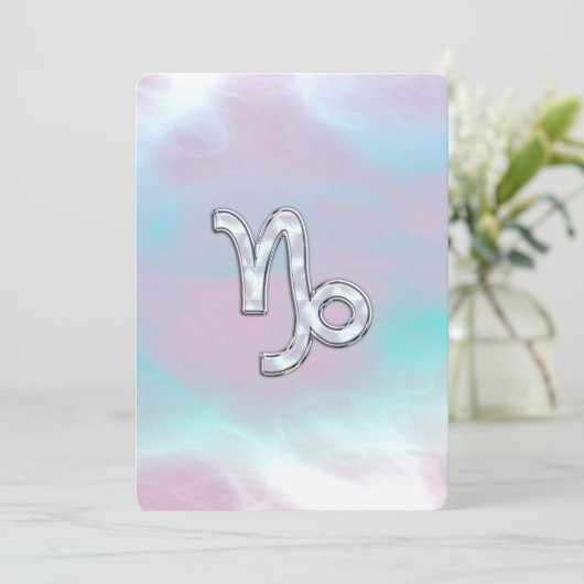 山羊座〔占星術の〕十二宮図シンボルオンマザーオブパールヌアクア (スタンド正面)