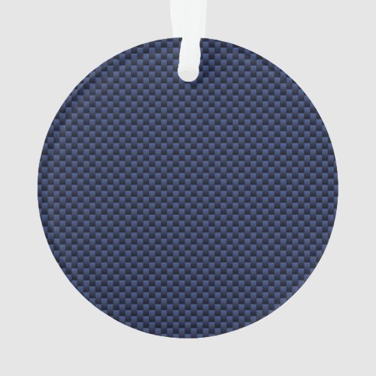 山羊座〔占星術の〕十二宮図シンボルブルー炭素繊維スタイル オーナメント (裏面)