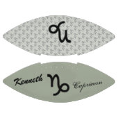 山羊座〔占星術の〕十二宮図シンボル標準by K Yoncich アメリカンフットボール (パネル)