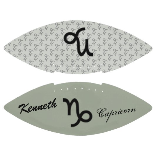山羊座〔占星術の〕十二宮図シンボル標準by K Yoncich アメリカンフットボール (パネル)
