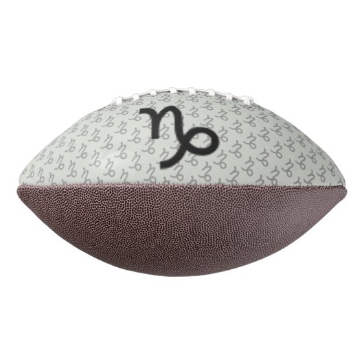 山羊座〔占星術の〕十二宮図シンボル標準by K Yoncich アメリカンフットボール (回転90)