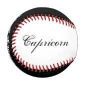山羊座〔占星術の〕十二宮図シンボル標準by K Yoncich 野球ボール (正面左)