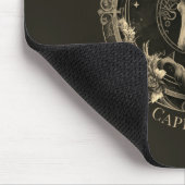 山羊座〔占星術の〕十二宮図シンボル海ヤギ天ファンタジー マウスパッド (コーナー)