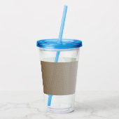 山羊座〔占星術の〕十二宮図シンボル要素by K Yoncich アクリルタンブラー (裏面)