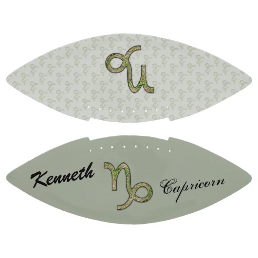 山羊座〔占星術の〕十二宮図シンボル要素by K Yoncich アメリカンフットボール (パネル)
