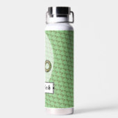 山羊座〔占星術の〕十二宮図シンボル要素by K Yoncich ウォーターボトル (背面)