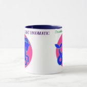 山羊座〔占星術の〕十二宮図パーソナライズされた標識 マグカップ (中央)