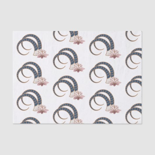 山羊座〔占星術の〕十二宮図ボー 薄葉紙 (正面)