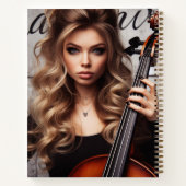 山羊座〔占星術の〕十二宮図ミュージシャンバス ノートブック (裏面)