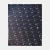 山羊座〔占星術の〕十二宮図名コンステレーションアストロロジー フリースブランケット (正面)