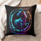 山羊座〔占星術の〕十二宮図天体デザイン装飾用クッション クッション (ブランケット)