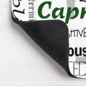 山羊座〔占星術の〕十二宮図星占い形質コラージュ マウスパッド (コーナー)