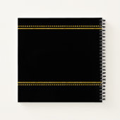 山羊座〔占星術の〕十二宮図星印ノート ノートブック (裏面)