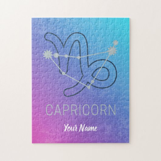 山羊座〔占星術の〕十二宮図星印占星術星座 ジグソーパズル (縦)