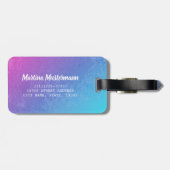 山羊座〔占星術の〕十二宮図星印占星術星座 ラゲッジタグ (裏面横)