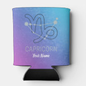 山羊座〔占星術の〕十二宮図星印占星術星座 缶クーラー (裏面)