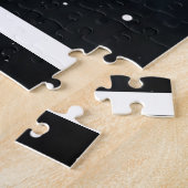 山羊座〔占星術の〕十二宮図星印占星術記号と名前 ジグソーパズル (側面)