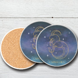山羊座〔占星術の〕十二宮図星座の装飾 コースター