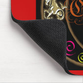 山羊座〔占星術の〕十二宮図月 マウスパッド (コーナー)