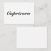 山羊座〔占星術の〕十二宮図標識占星術エレガントクラシック アドバイスカード (正面/裏面)