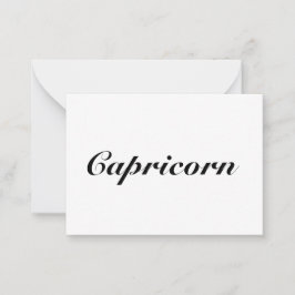 山羊座〔占星術の〕十二宮図標識占星術エレガントクラシック アドバイスカード