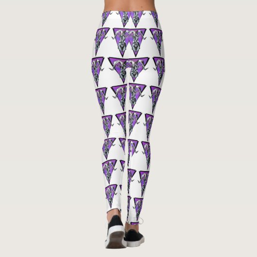 山羊座〔占星術の〕十二宮図標識占星術 レギンス (裏面)