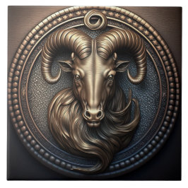 山羊座〔占星術の〕十二宮図標識山羊座占星術 タイル