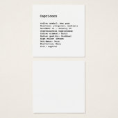 山羊座〔占星術の〕十二宮図標識星占い白黒カード (正面&裏面)