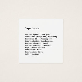 山羊座〔占星術の〕十二宮図標識星占い白黒カード