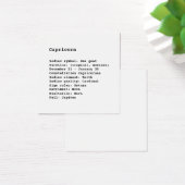 山羊座〔占星術の〕十二宮図標識星占い白黒カード (デスク)