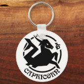 山羊座〔占星術の〕十二宮図標識 キーホルダー (正面)