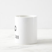 山羊座〔占星術の〕十二宮図標識 コーヒーマグカップ (中央)