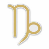 山羊座〔占星術の〕十二宮図標識 シール (正面)