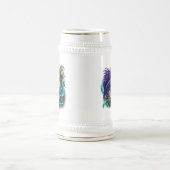 山羊座〔占星術の〕十二宮図標識 ビールジョッキ (中央)