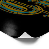 山羊座〔占星術の〕十二宮図標識 ポスター (コーナー)