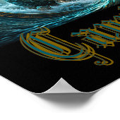 山羊座〔占星術の〕十二宮図標識 ポスター (角)