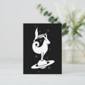 山羊座〔占星術の〕十二宮図標識 ポストカード (スタンド正面)