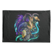 山羊座〔占星術の〕十二宮図標識 枕カバー (裏面)