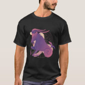 山羊座〔占星術の〕十二宮図標識 Tシャツ (正面)