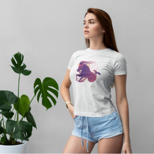 山羊座〔占星術の〕十二宮図標識 Tシャツ