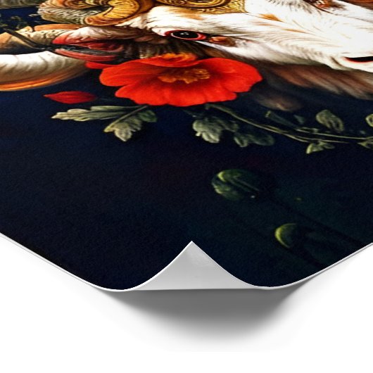 山羊座〔占星術の〕十二宮図看板 ポスター (角)