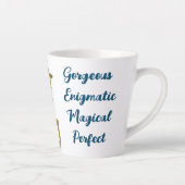 山羊座〔占星術の〕十二宮図頭が切れる標識 カフェラテマグ (右)