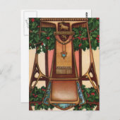 山羊座〔占星術の〕十二宮図 ポストカード (正面/裏面)